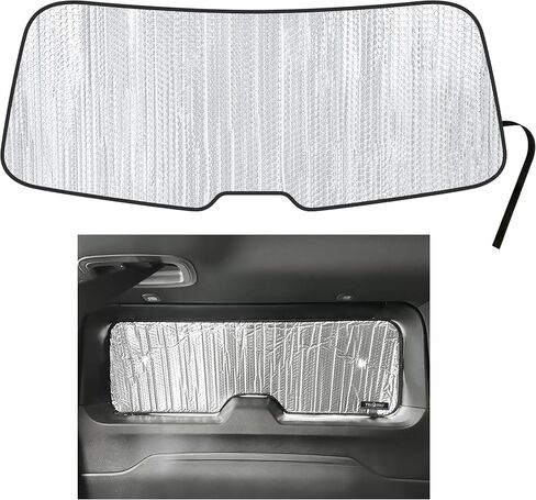 YelloPro Side Window Rear Seat 2nd Row Sunshade (Set of 2) Custom Fit for 2022 2023 2024 2025 2026 Jeep Wagoneer SUV, Series I, II, III (Not for Grand Wagoneer), Sun Protection UV Reflector in Saudi Arabia