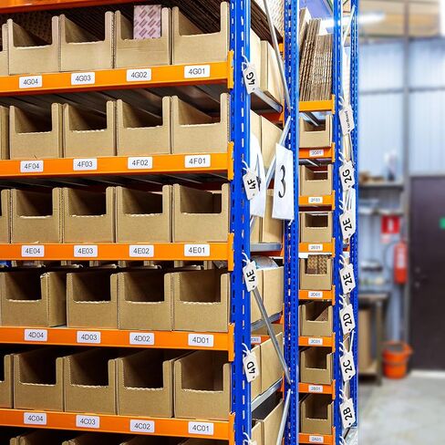 100 Pcs Plastic Shipping Tags, 2.44 x 1.45 Inch Writable Blank Hanging Tags with Sealing Strap, Waterproof Sealing Shipping Labels for Luggage Logistic Keys Information Identity, White in Saudi Arabia