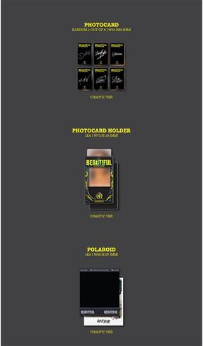 KATSEYE [ألبوم 2nd EP من الفوضى الجميلة] (إصدار CHAOTIC) + مجموعة 3 بطاقات فوتوغرافية إضافية in Kuwait