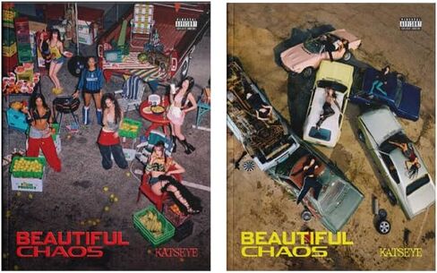 KATSEYE [ألبوم 2nd EP من الفوضى الجميلة] (إصدار CHAOTIC) + مجموعة 3 بطاقات فوتوغرافية إضافية in Kuwait