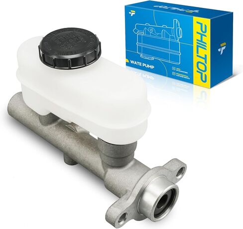 PHILTOP Brake Master Cylinder with Reversior for Ford Mercury, Compatible with 1987-1993 Mustang, 1987-1988 Thunderbird, 1987-1988 Cougar, Replaces OE#: M39637 in Saudi Arabia