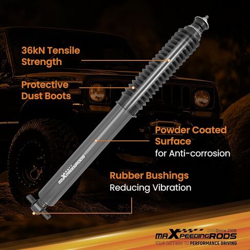 maXpeedingrods Fit 0.5-3" Lift Front Shocks for 1986-2004 Jeep Grand Cherokee ZJ WJ Comanche MJ G1 Version in Saudi Arabia