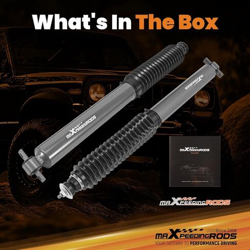 maXpeedingrods Fit 0.5-3" Lift Front Shocks for 1986-2004 Jeep Grand Cherokee ZJ WJ Comanche MJ G1 Version in Saudi Arabia