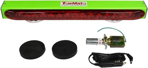TowMate 22" Wireless LED Tow Light Bar - Lime Green, Magnetic Mount, Battery-Powered, 10+ Hours of Charge, Heavy-Duty, Towing Safety | Light Only | Includes TrendsAuto Decal | TM22G in Saudi Arabia