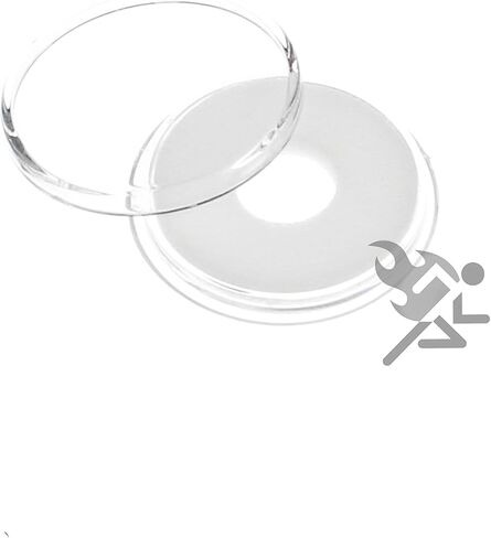 كبسولات حامل العملات المعدنية مقاس 10 مم من Air-Tite للمكسيك 1865 Gold Maximilian، 5 عبوات (أبيض) in Kuwait