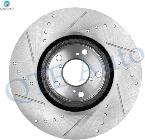 مجموعة PM Auto مكونة من 4 دوارات قرص فرامل أمامية 330 مم - خلفية 334 مم محفورة لـ 2009-2015 Honda Pilot in Kuwait