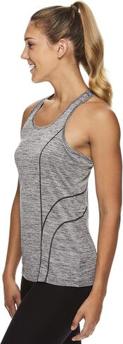 Reebok Womens Racerback Tank Top, Black, X-Large in Saudi Arabia