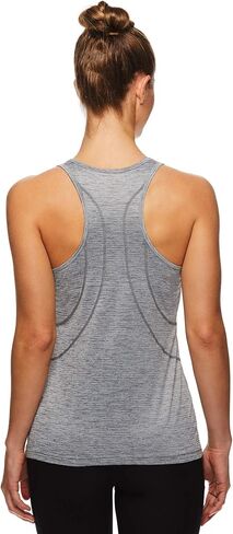 Reebok Womens Racerback Tank Top, Grey, X-Large in Saudi Arabia
