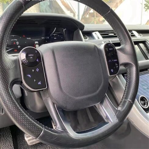 أزرار التحكم في السرعة المثبتة على عجلة القيادة، أزرار عجلة قيادة السيارة/مناسبة لسيارة Range Rover Vogue L405 Sport L494 لسيارة Land Discovery 5 Style Keys Touch Button in Kuwait