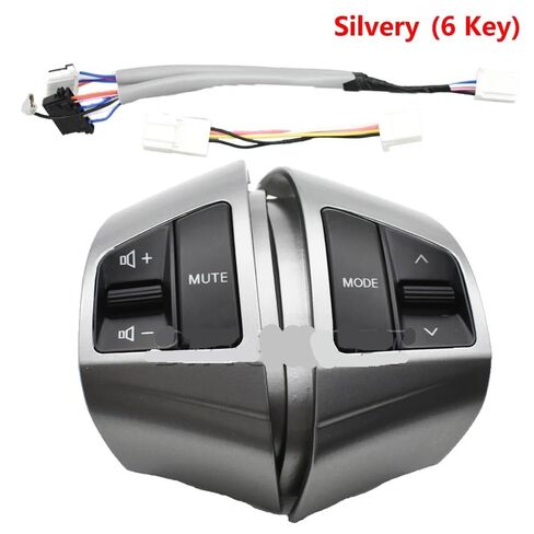 Steering Wheel Mounted Cruise Control Switch Butto/Fit for Hyundai Elantra HD 2008 2009 2010 2011 Multifunction Steering Wheel Remote Control Button 96700-2H500 96700-2H510(Carbon Fibre) in Saudi Arabia