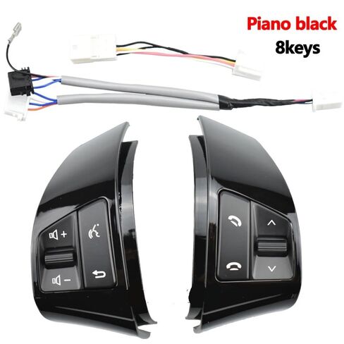 Steering Wheel Mounted Cruise Control Switch Butto/Fit for Hyundai Elantra HD 2008 2009 2010 2011 Multifunction Steering Wheel Remote Control Button 96700-2H500 96700-2H510(Carbon Fibre) in Saudi Arabia