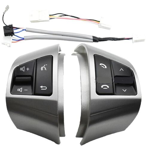 Steering Wheel Mounted Cruise Control Switch Butto/Fit for Hyundai Elantra HD 2008 2009 2010 2011 Multifunction Steering Wheel Remote Control Button 96700-2H500 96700-2H510(Carbon Fibre) in Saudi Arabia