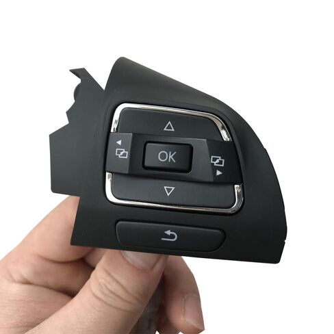 Steering Wheel Mounted Cruise Control Switch Butto Multifunction Steering Wheel Switch Audio Channel Control Button/Fit for Passat B7 Sharan 2011-2015 56D959537B 56D959538A in Saudi Arabia