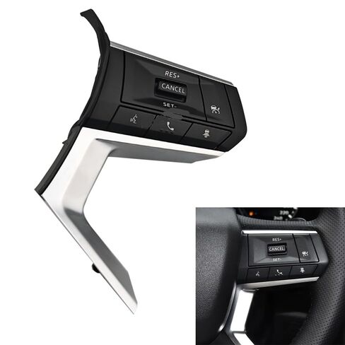 Steering Wheel Mounted Cruise Control Switch Butto Steering Wheel Control Switch/Fit for Mitsubishi Outlander 4 2022 2023 2024 Multifunctional Button(Left-Volume) in Saudi Arabia
