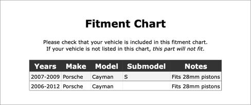Rear Disc Brake Pad Shim Compatible With Porsche Cayman S 2012 2011 2010 2009 2008 2007 2006 P-3979078 in Saudi Arabia