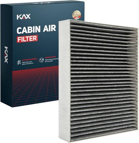فلتر هواء كابينة KAX، (CF10936) بديل لسيارات BMW X5 2007 2008 2009 2010 2011 2012 2013 2014 2015 2016 2017 2018 2019، X6 2008-2019، مع فلتر هواء مقصورة الركاب من الكربون المنشط in Saudi Arabia