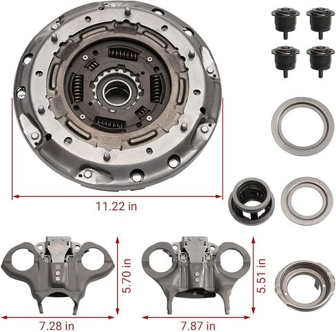 مجموعة شوكة ناقل الحركة المزدوج 6DCT250 DPS6، متوافقة مع Ford Focus Fiesta B-MAX EcoSport 2012-2019 602000800 in Saudi Arabia