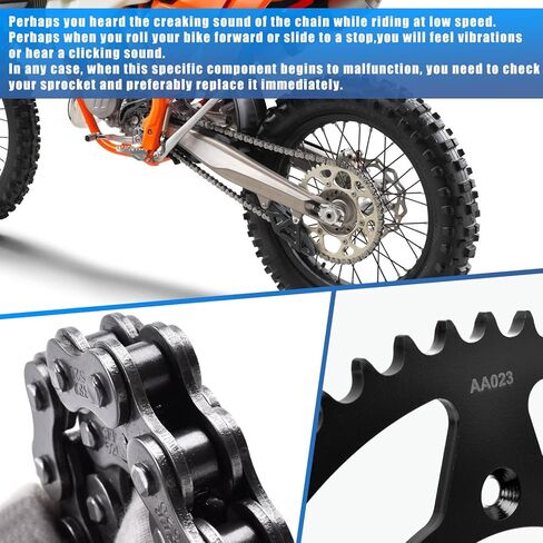 Chain and Sprocket Kit Front 14T Rear 51T 520 Chain 118Links Carburizing Steel Fit for KT/M 250 SX-F Racing 2015-2025 350 SX-F 2020-2024 for Husqvarna 250 FC 2017-2023 in Saudi Arabia