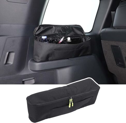 منظم صندوق السيارة متوافق مع Toyota Land Cruiser Prado 250 J250 JC250 2024 2025، حقيبة تخزين خلفية متعددة الوظائف من قماش أكسفورد منظم حقيبة السيارة موفر للمساحة (الجانب الأيسر) in Saudi Arabia