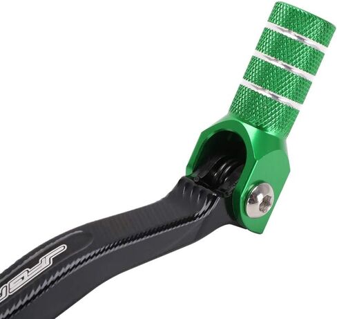 معدات الدرجات النارية رافعة تحول شيفتر عتلات قابلة للطي تغيير دواسة القدم متوافقة مع KX250F KX 250F 2006-2008 06-08 2007 07 الدراجة الترابية الخضراء in Saudi Arabia