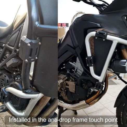 2 Pair Bumper Block, Motorcycle Engine Guard Bumper Block Protection Decor 22/25/28mm Replacement for R1200GS R1150GS R1100GS F800GS F650GS F700GS F650GS G650GS HP2 in Saudi Arabia