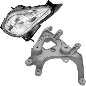 Caltric Front Fender Right Headlight & Bracket Compatible with Yamaha Raptor 700 YFM700 2006-2012 / Raptor 700R YFM700 2011-2012 in Kuwait