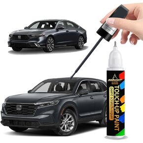 طلاء لمسات نهائية باللون الرمادي الحضري (NH-912P) لسيارة Honda Exact Match-Chips and Nicks 2 في 1 قلم طلاء السيارة للخدش لسيارة CR-V/CIVIC/Accord/HR-V/Pilot/Odyssey/Ridgeline/Passport in Kuwait