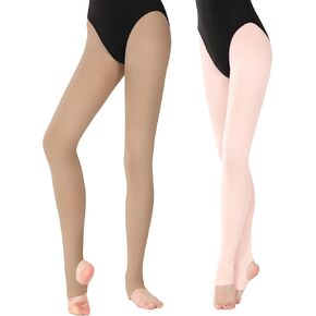 Dayrose Girls Womens Stirrup Tights, 60D Ultra Soft Stretchy Dance Tights for Ballet, Gymnastics, Skating, School in Kuwait