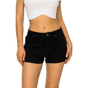 Denim Jean Shorts for Women - Casual Stretchy High Waisted Jean Shorts in Saudi Arabia