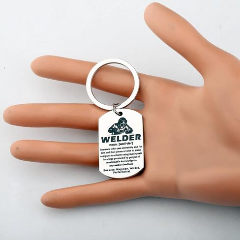 TGBJE Welder Definition Keychain Welding Artisan Gift Metalworking Welding Jewelry For Iron Worker in Saudi Arabia