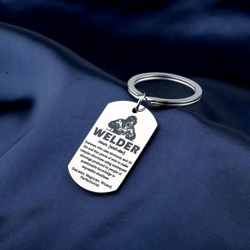 TGBJE Welder Definition Keychain Welding Artisan Gift Metalworking Welding Jewelry For Iron Worker in Saudi Arabia