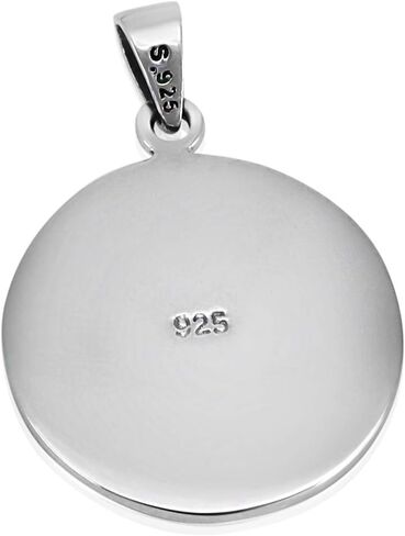 VY JEWELRY WORLD PEACE - Solid 925 Sterling Silver Pendant for Men and Women - Made in Thailand in Saudi Arabia