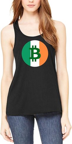 Animal World St Patricks Day Irish Bitcoin Juniors Womens Tank Top in Saudi Arabia