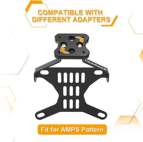 GPS Mount Bracket Motorcycle Phone Navigation Holder Fit for Royal Enfield Himalayan 450 2024 2025, Compatible with Garmin/Tomtom Mount (AMPS Hole) in Saudi Arabia