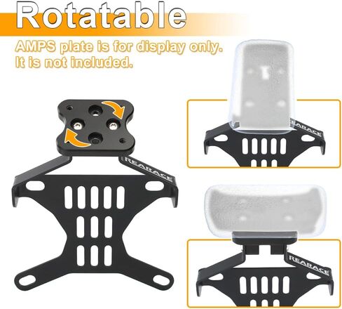 GPS Mount Bracket Motorcycle Phone Navigation Holder Fit for Royal Enfield Himalayan 450 2024 2025, Compatible with Garmin/Tomtom Mount (AMPS Hole) in Saudi Arabia
