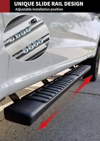 YITAMOTOR 6 Inches Running Boards Compatible with 2005-2026 Nissan Frontier Crew Cab Only, Pickup 4-Door Nerf Bars Side Steps Step Bars in Saudi Arabia