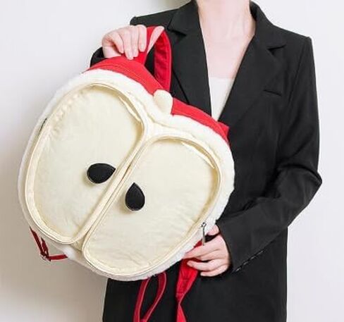 Ita Bag AppleShaped Backpack with Transparent Pocket Cute Bag Customizable with Apple Seed Patches in Saudi Arabia