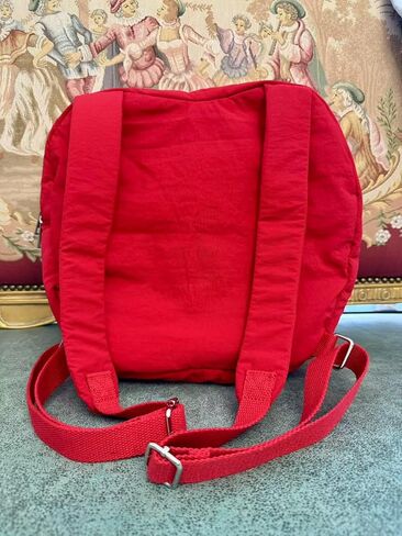 Ita Bag AppleShaped Backpack with Transparent Pocket Cute Bag Customizable with Apple Seed Patches in Saudi Arabia