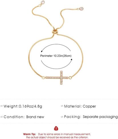 Cross Gold Bracelets Cuff Accessories for Women Cross Jewelry Present Gold Chain christmas gifts friendship gifts for women valentines in Saudi Arabia
