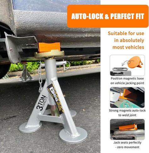 قطعتان من مهايئ وسادة الرافعة المغناطيسية العالمية، محول حاجز إطار لحام من الألومنيوم المشقوق مع مغناطيس نيوديميوم قوي، وسادة رفع رافعة محززة شديدة التحمل للسيارات in Kuwait