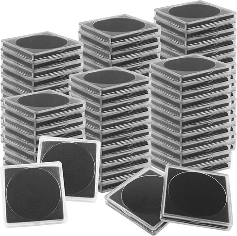 Hordion 40 PCS Coin Snap Holders with Sponges, 5 Sizes Silver Dollar Protection Cases, 20/25/30/35/40mm Plastic Storage Organizer Box for Coin Collection Supplies in Saudi Arabia