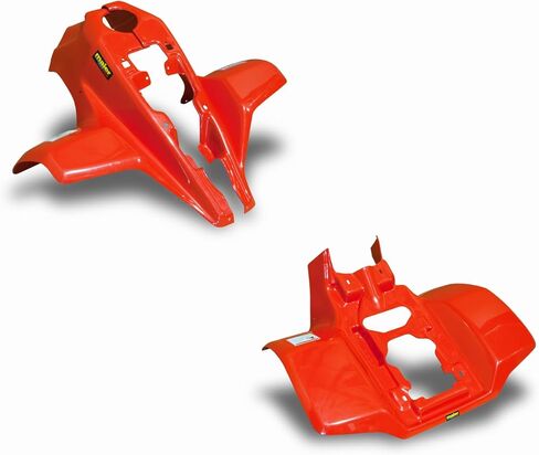 Maier Orange Front And Rear Plastic Fender Kit for Suzuki 85-88 LT230 Quadsport and 87-93 LT230E Quadrunner in Saudi Arabia
