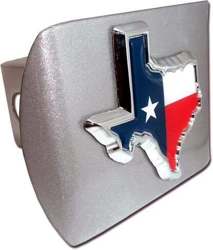 Elektroplate State of Texas Lone Star Flag All Metal Black Hitch Cover for Trucks and SUVs | Fits Standard 2" Trailer Hitch Receivers | Premium Weatherproof in Saudi Arabia