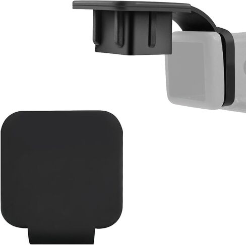 Trailer Hitch Cover, Dust-Proof Plug Square Mouth Receiver Tube Insert, Heavy Duty Silicone Plug Cap Exterior Accessories for Most Vehicle Hitch Receivers (Black with Buckle) in Saudi Arabia