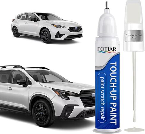 Crystal White Pearl K1X Touch up Paint for Subaru-Exact Match Scratch Repair Kit 2-In-1 Premium Car Paint Pen for Chips & Nicks in Saudi Arabia