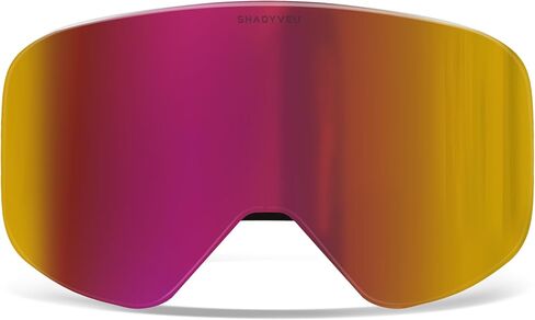 نظارات ShadyVEU للتزلج على الجليد مضادة للضباب من البولي يوريثان الحراري قابلة للتعديل 100% UV400 بعدسات قابلة للتبديل للرجال والنساء in Saudi Arabia