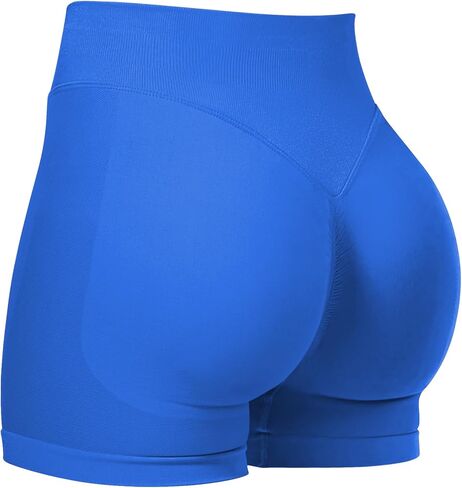 Beauty Women's 3.6" Athletic Seamless Scrunch Booty Shorts High Waist Lifting Butt Workout Gym Yoga Athletic Shorts in Saudi Arabia