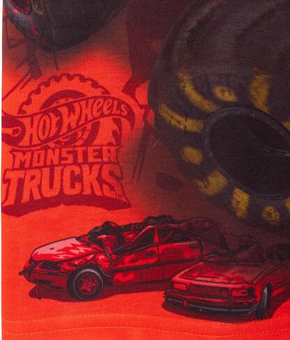 Hot Wheels 3 Pack Monster Trucks T-Shirts Kids Multipack Short Sleeve Tees in Saudi Arabia