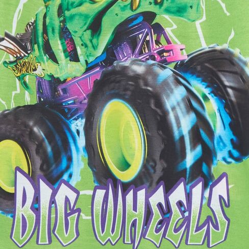 Hot Wheels 3 Pack Monster Trucks T-Shirts Kids Multipack Short Sleeve Tees in Saudi Arabia