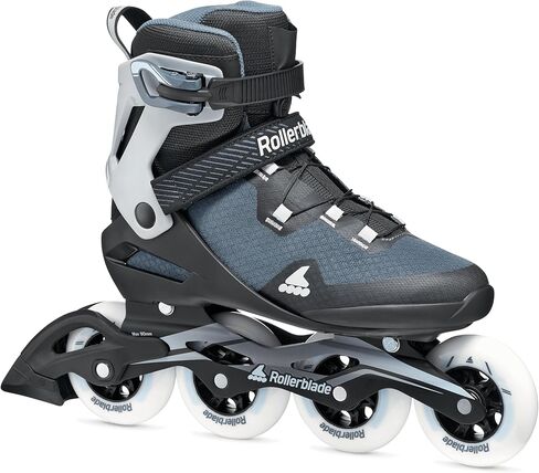 Rollerblade Macroblade 90 Men's Adult Fitness Inline Skate, Orion Blue/Spicy Orange, Performance Inline Skates in Kuwait